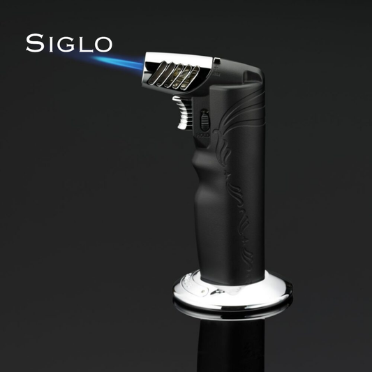 10010821D SIGLO Table Torch Oval - Black