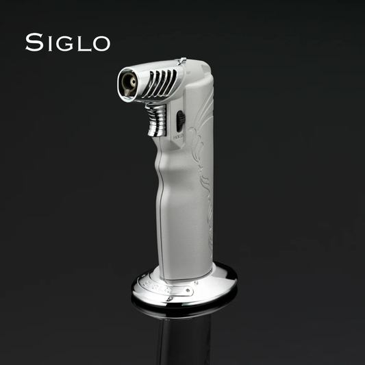10010822D SIGLO Table Torch Oval - Silver