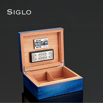 60700264D SIGLO 50' Cobalt Blue Humidor