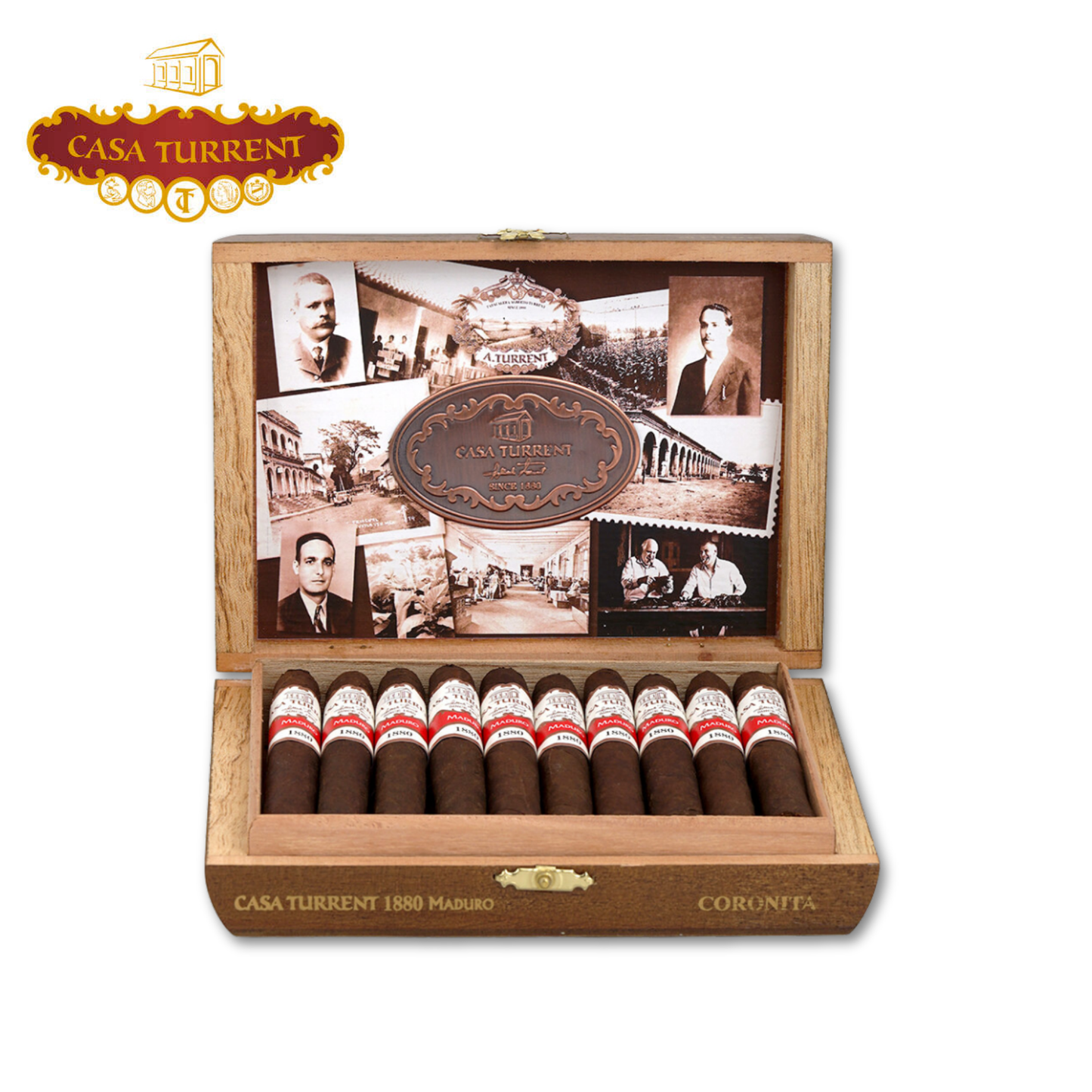Casa Turrent 1880 Maduro Coronita