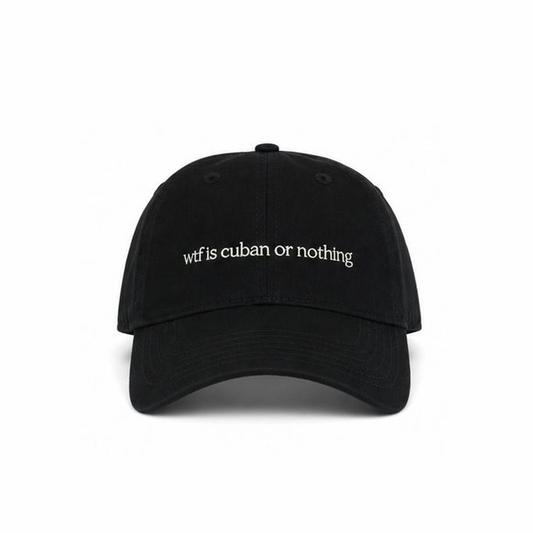 Cuban or Nothing Cap (Black)